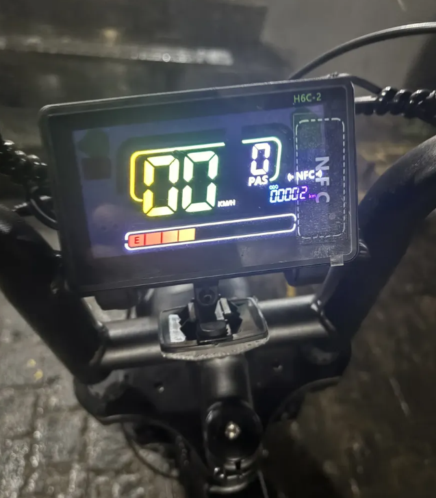 painel digital da Bicicleta Bike Elétrica V9 Max